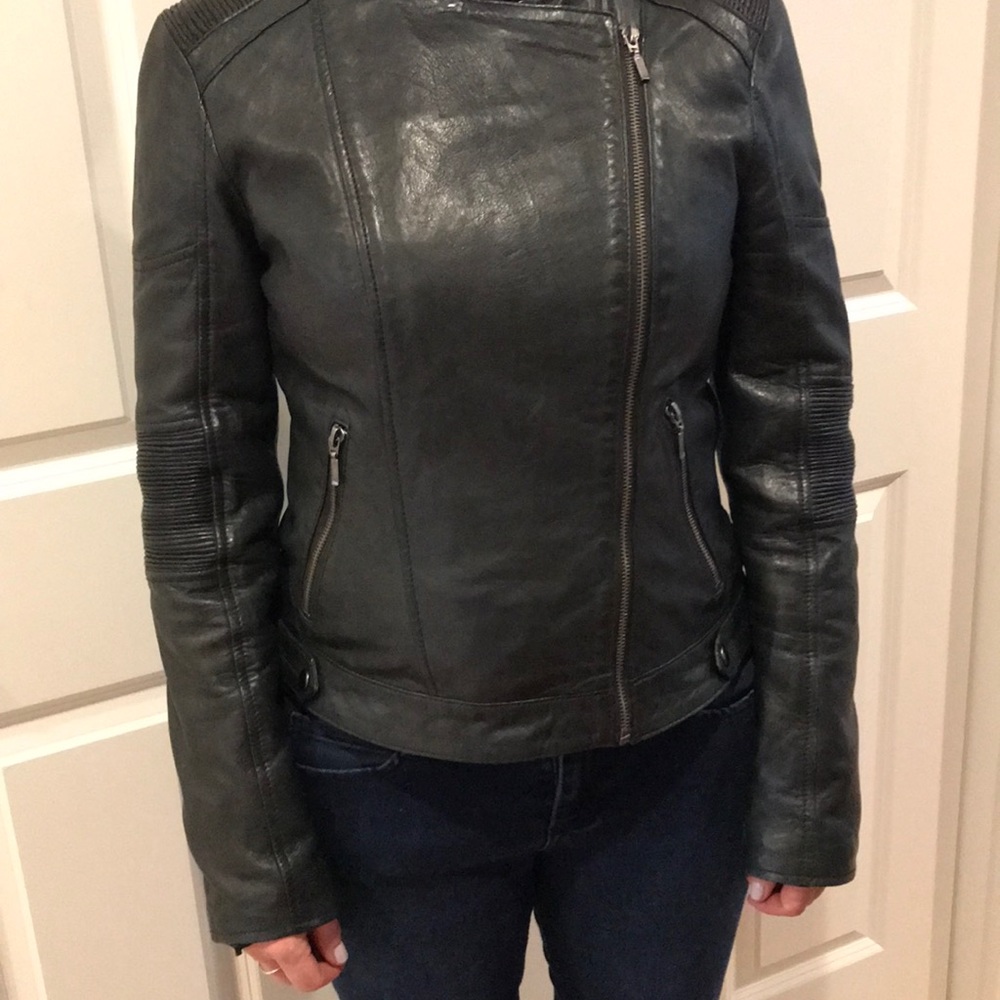 Wilson’s Black Rivet Moto Jacket